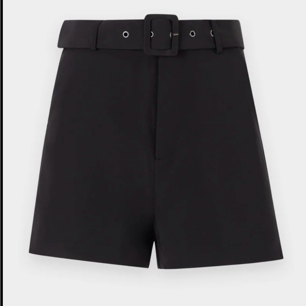 Missguided High Waist Black Women's Shorts